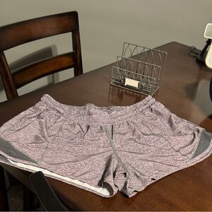 Lululemon Athletica Heathered Gray Athletic Shorts